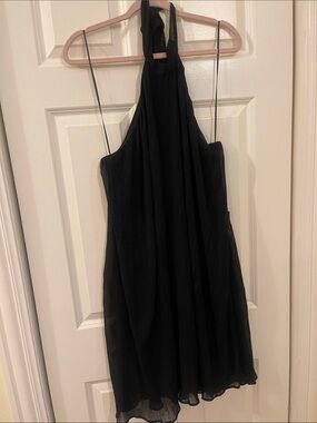 NWT Express Black Halter Dress